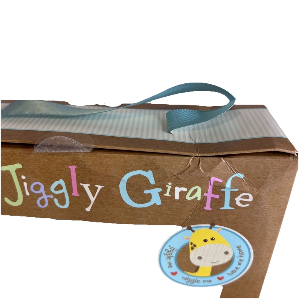 Little Learners Jiggly Giraffe Rattle And Book Baby Gift Box Has Slight Damage - Picture 5 of 5